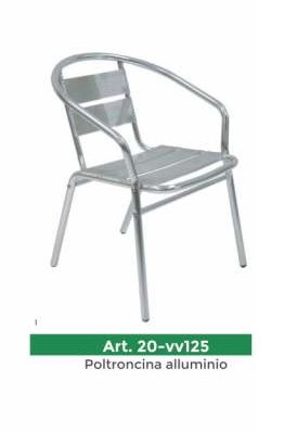 POLTRONCINA IN ALLUMINIO